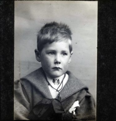 Percy as a boy.