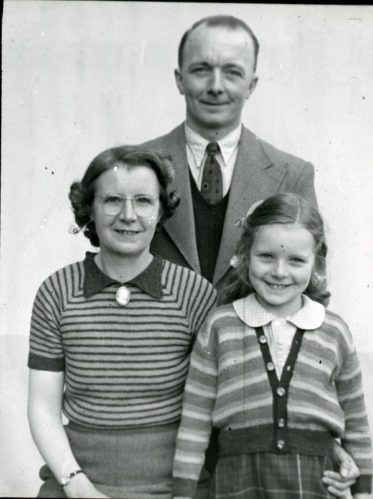 Friends of Percy: Ern, May and daughter Susan.