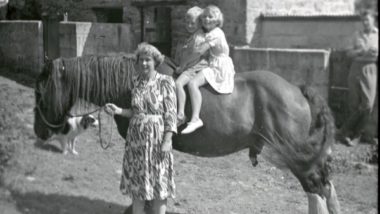 Marjorie Leading Horse