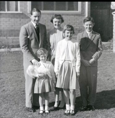 Dennis and Jeannette and family.
