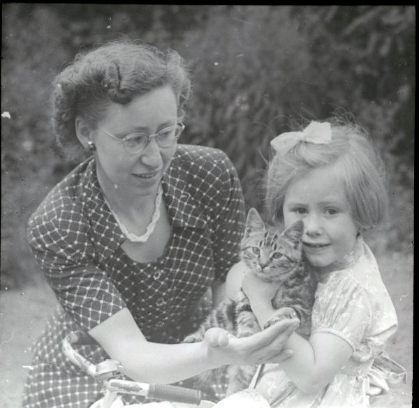 Audrey with their daughter Susan.