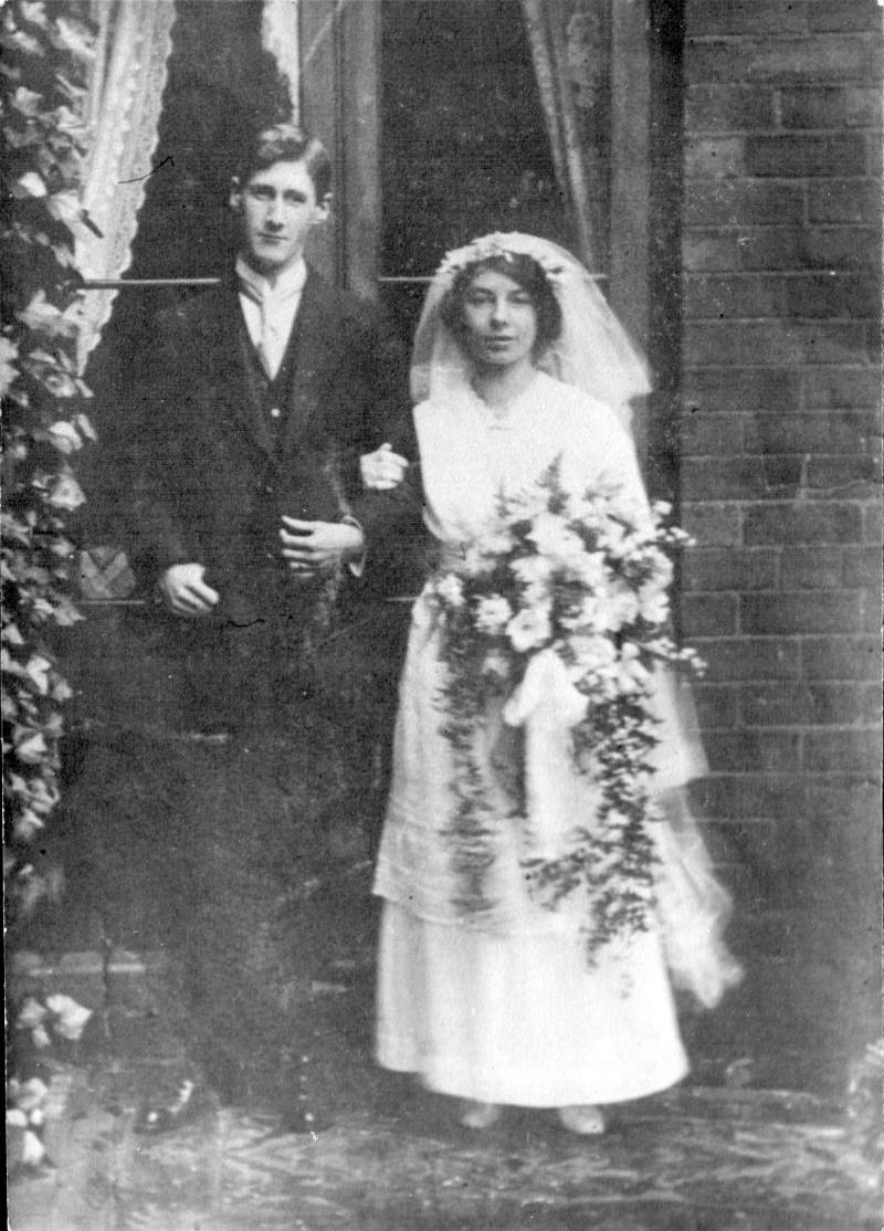 Percy and Maud's wedding 17 July 1915